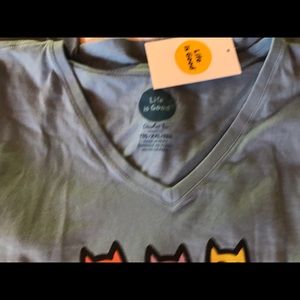 Life Is Good Tops - Life is Good SS V-neck tee Life Is Good Tops - Life is Good SS V-neck tee